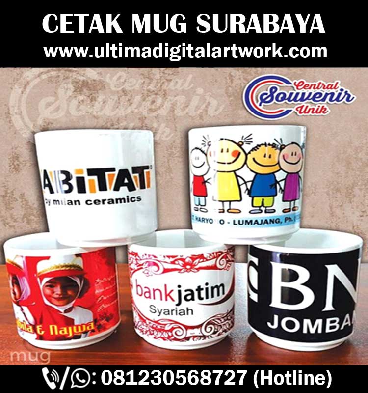 CETAK MUG CUSTOM SURABAYA CALL/WA 081838130777